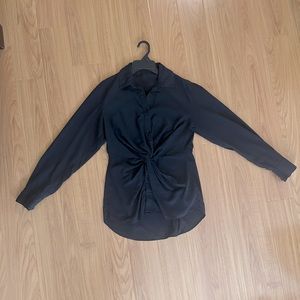 Zara button down top